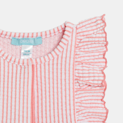 فستان قطني فاخر مخطط باللون...